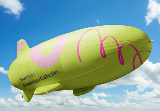 Vehicle Airship Mockup With Generative AI