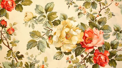 flower pattern wallpaper