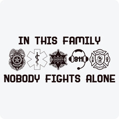 First Responders Hero Flag Nurse, EMS, Police, Firefighter, Military, corrections, dispatch, T-shirt Design