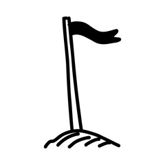 maps icon, hand drawn style