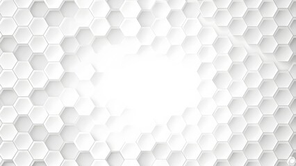 Abstract. Hexagon white Background. light and shadow. copy space.  Modern Hexagon white abstract Background. 