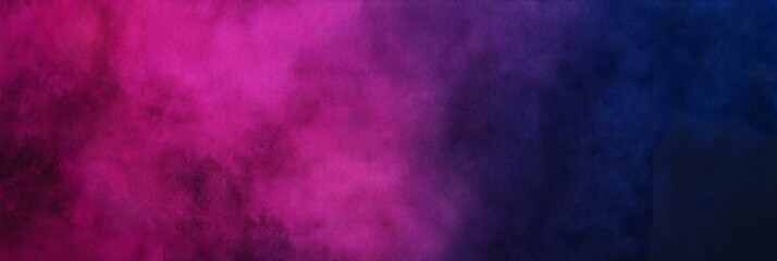 Obraz premium Dark blue purple grain texture gradient background magenta pink glowing color grainy poster banner design