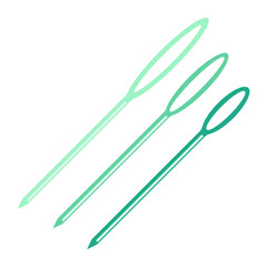 Needle Flat Illustration