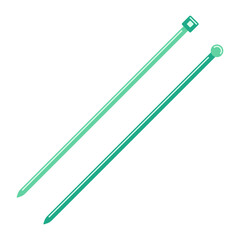 Sewing Needle Flat Illustration