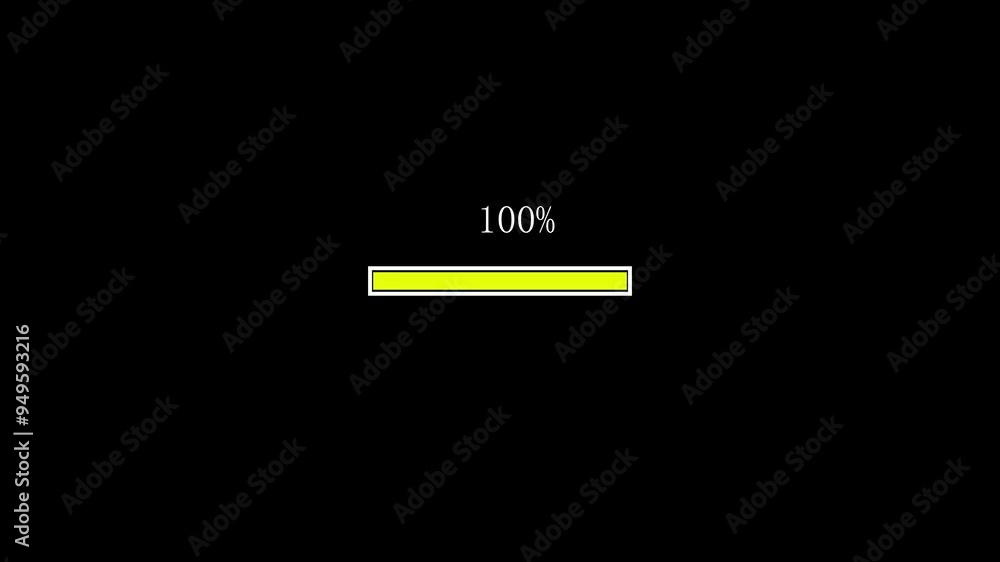 Poster loading bar animation