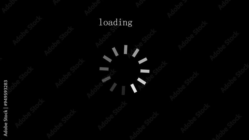 Aufkleber animated of circle loading icon