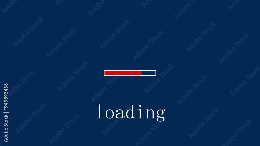 Poster loading bar animation