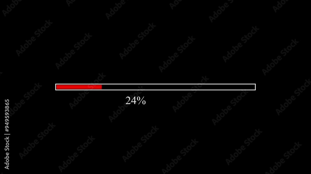 Poster loading bar animation