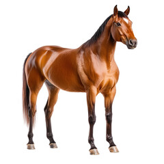 Obraz premium Horse isolated on a white background as transparent PNG