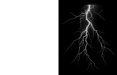 PNG Electric storm lightning bolts