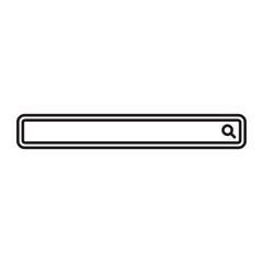 Search Bar Line Art