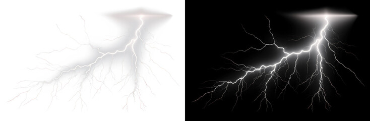 PNG Electric lightning bolt effects