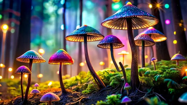 Magical Forest Mushrooms.
