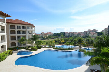 Fototapeta premium Upscale Condo in a Sprawling Coral Smart Development
