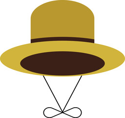 hat camping icon