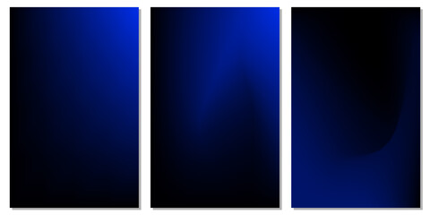 Fototapeta premium Dark green mesh gradient blur template. Colorful illustration with gradient in abstract style.