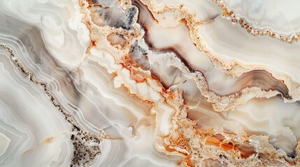 Elegant light marble close-up: vibrant colors and intricate textures blend seamlessly, capturing the essence of luxury and sophistication for a stunning desktop backdrop