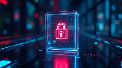 Cyber ​​security and data protection, internet network security, protect business and financial transaction data from cyber attack, user private data security encryption