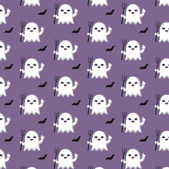 Patterns with Cute Ghosts