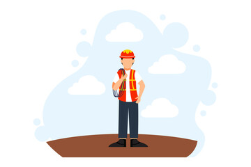 Labour Day Flat Design Illustration