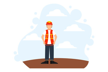 Labour Day Flat Design Illustration