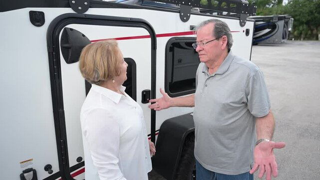 marred couple disagree on rv size for their new purchase