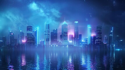 future city skyline wallpaper
