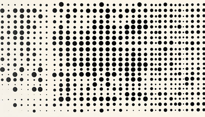 Repeating patterns of small, simple shapes like dots, crosses, or lines, spaced out across a solid background