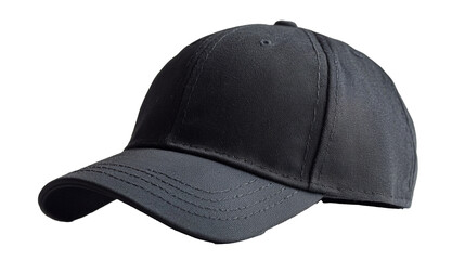 Fototapeta premium Blank cap mockup on blank background. Cap mockup.
