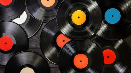 retro vinyl record wallpaper