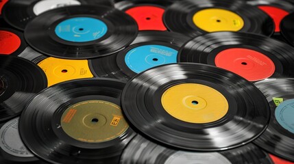 retro vinyl record wallpaper