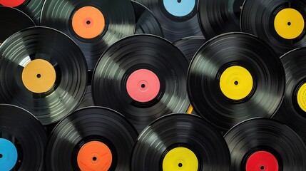 retro vinyl record wallpaper
