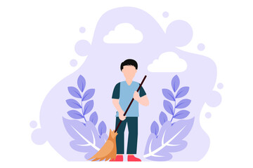 Labour Day Flat Design Illustration