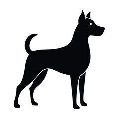  A cute dog vector illustration.