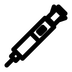 auto injector, insulin, injection, medical, equipment outline icon