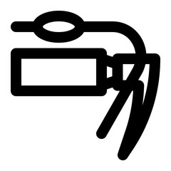 intubation, advanced airway, respiration, medical, equipment outline icon