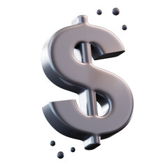 3D Illustration Dollar Sign