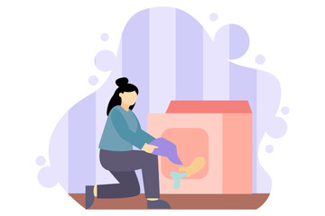 Labour Day Flat Design Illustration