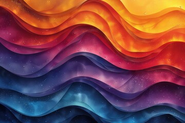 abstract background in colors and patterns for International Day of Older Persons