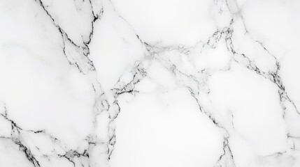A captivating minimalist close-up of pristine white marble, blending realism with modern freshness through crisp, clean lines for a serene and stylish desktop experience