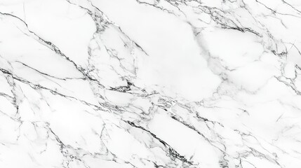 A captivating minimalist close-up of pristine white marble, blending realism with modern freshness through crisp, clean lines for a serene and stylish desktop experience