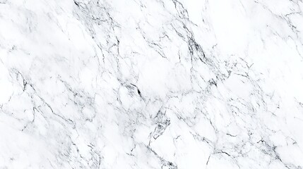 A captivating minimalist close-up of pristine white marble, blending realism with modern freshness through crisp, clean lines for a serene and stylish desktop experience