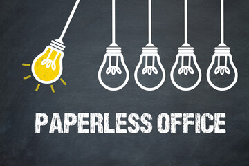 Fototapeta premium Paperless Office 
