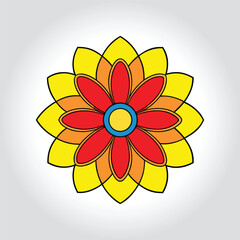 vector flower clipart