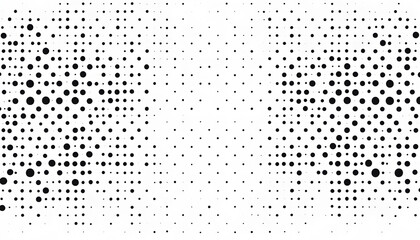 Naklejka premium Repeating patterns of small, simple shapes like dots, crosses, or lines, spaced out across a solid background