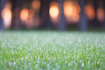 Obraz premium Close Up of Lush Green Grass with Blurred Background