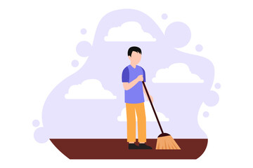Labour Day Flat Design Illustration