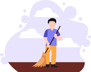 Labour Day Flat Design Illustration