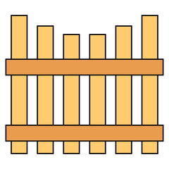 Wooden Fence Vector