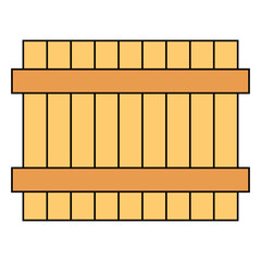 Wooden Fence Vector